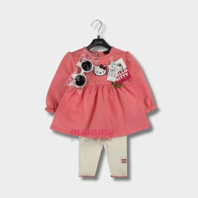 Set Sweatshirt Girl Dress Pleated Trousers Longpant Sunglasses Cute Best Material Cartoon Baby Girl Blouse 3D