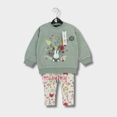 Sweatshirt Set 2in1 Girl Baby OOTD Nice Color Material  Button Cool Cartoon Trending George