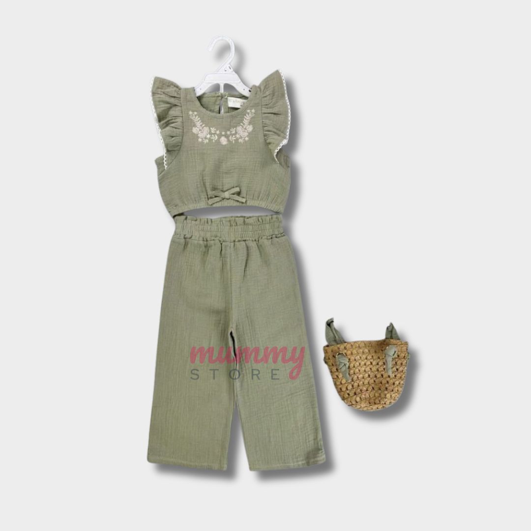 Set Handbag Girl Kids Todler Nice Sweet Color 3in1