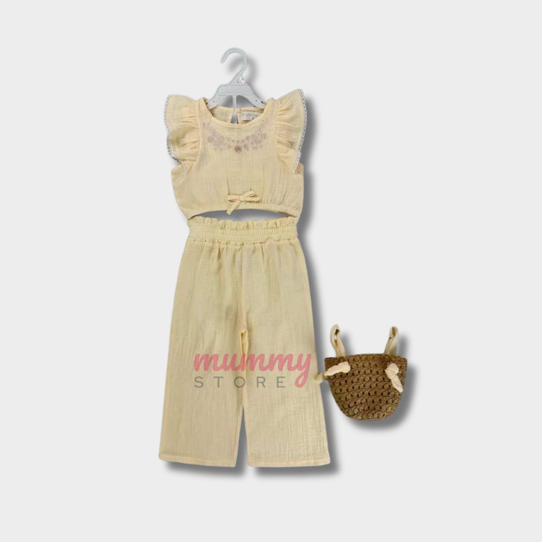 Set Handbag Girl Kids Todler Nice Sweet Color 3in1 - Image 2