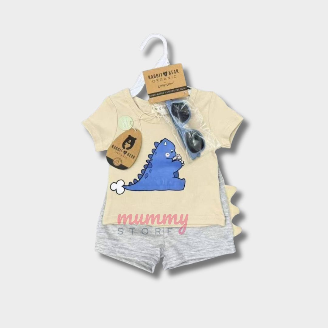 R/B Glasses Girl Boy Baby Kids Hair Clip Set OOTD Playset Muslin Cotton Soft - Image 5