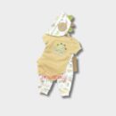Romper Set Long Pants Baby OOTD Cap Bucket Hat Baby Hat 3D Set Hanger Socks