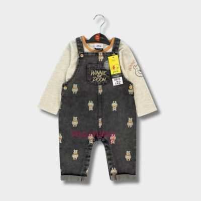 Overall Baby Boy Denim Soft Cotton Best Material OOTD Long Sleeve Pocket (OMS3)