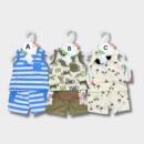 Singlet Cargo Set 3in1 Boy Sock Short Pant
