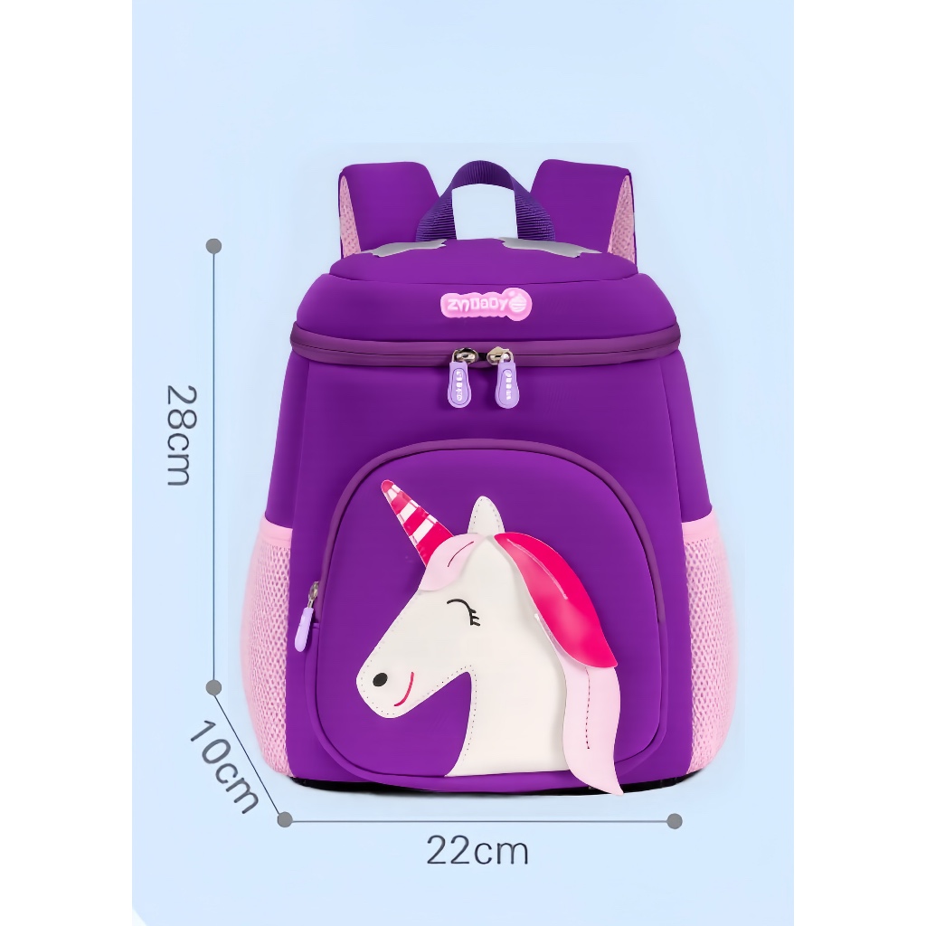 Unicorn Star- Kids School Bag Kindergarten Backpack for Girls Boys (CODE22) - Image 4