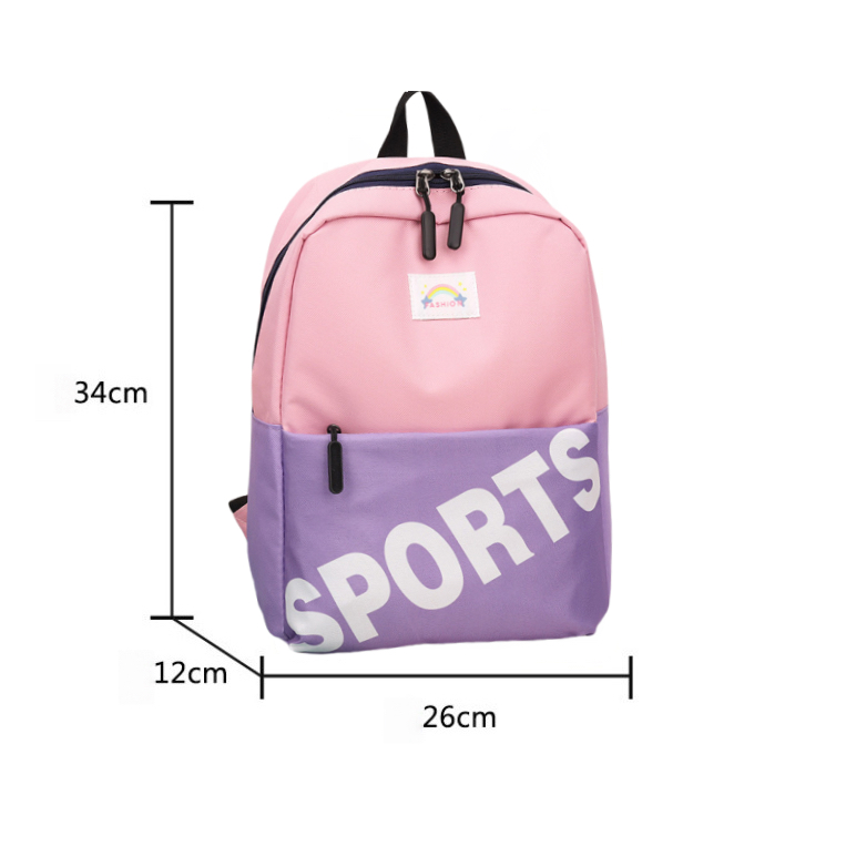 Pink - Kids School Bag Kindergarten Backpack for Girls Boys - Image 3
