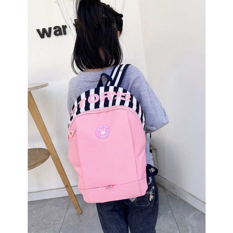 Pink - Kids School Bag Kindergarten Backpack for Girls Boys - Image 5