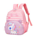 Unicorn Pink Lilac- Kids School Bag Kindergarten Backpack for Girls Boys (CODE19)