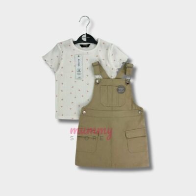 Overall Denim Dark Khaki