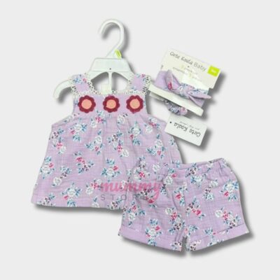 3D Blouse Set Pant Girl