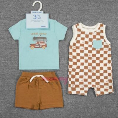 Set 3In1 Boy Baby Cotton