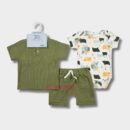 Set Waffle Boy Romper
