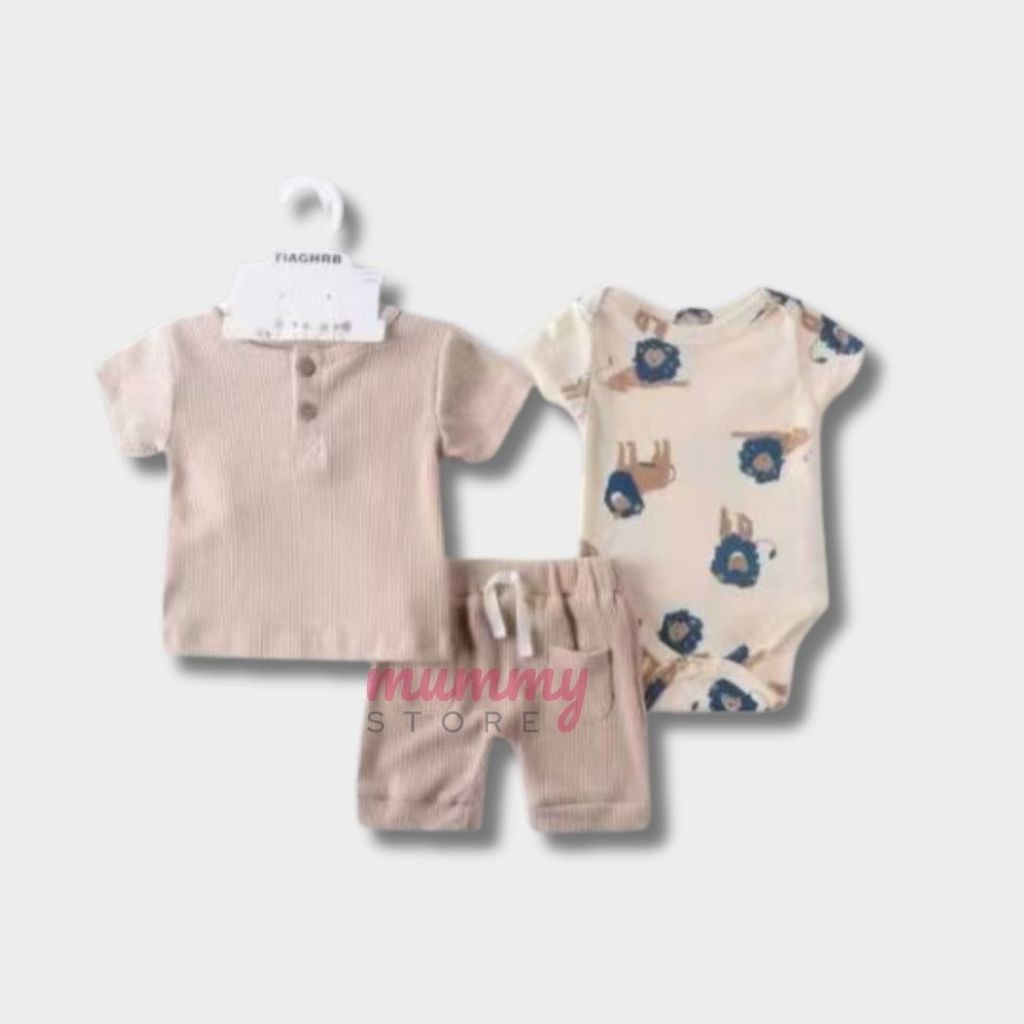 Set Waffle Boy Romper - Image 2