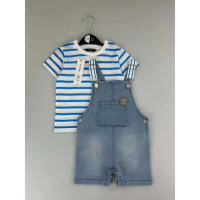 Overall Denim Sky Blue Jeans Pocket